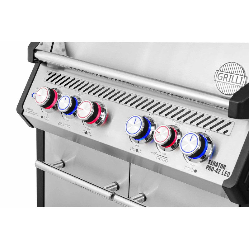 Світлодіодна ручка регулятора газу мала Senator Pro Led 32/42 GRILLI 777837 Код: 013789