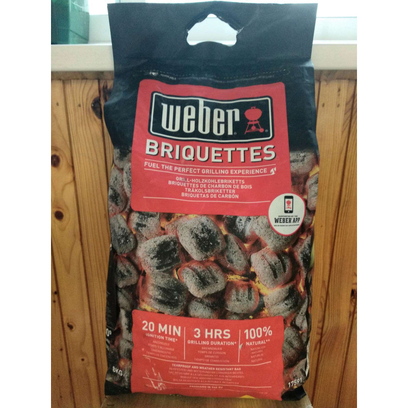 Вугільні брикети 8кг Weber 17591 Код: 007417