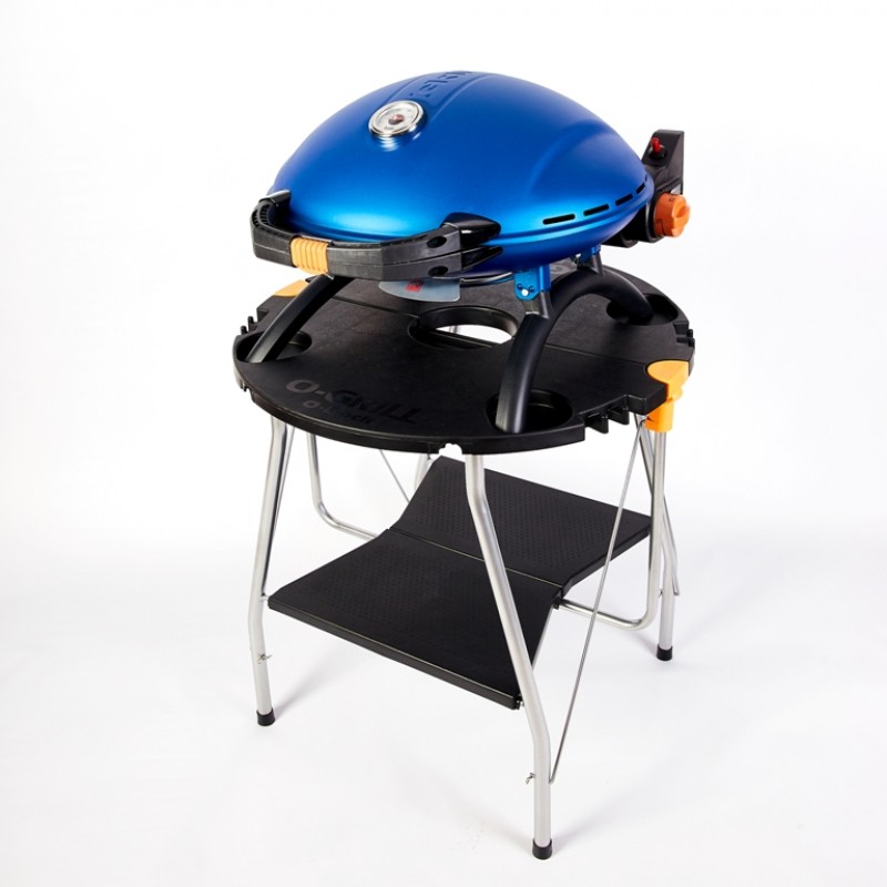 Портативний переносний газовий гриль O-GRILL 900, синій Код: 009063