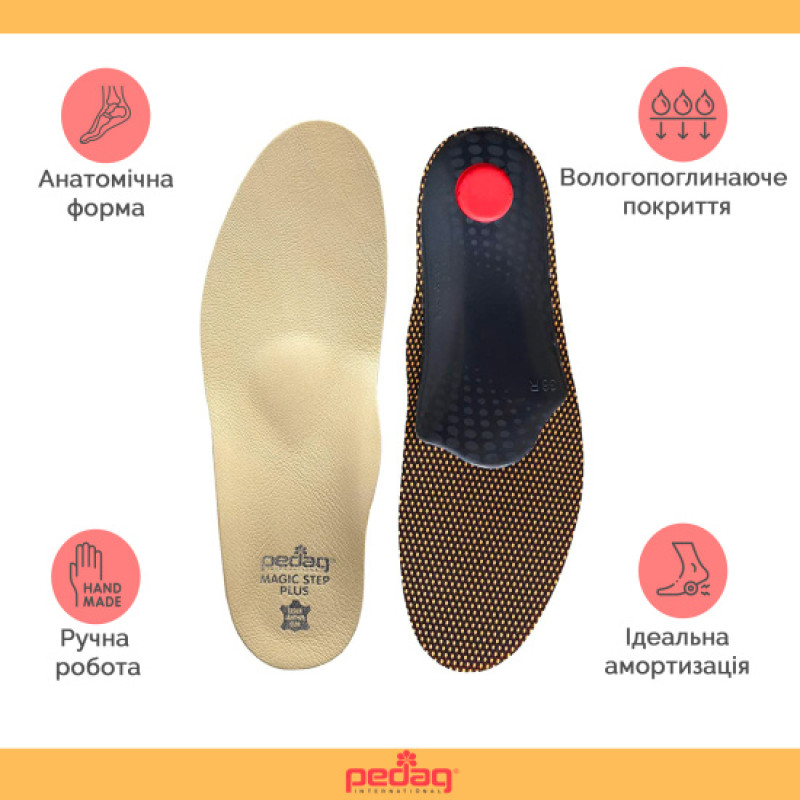 Ортопедичні внутрішні устілки Magic Step Plus Pedag Розмір XS/S (197/44-2399)