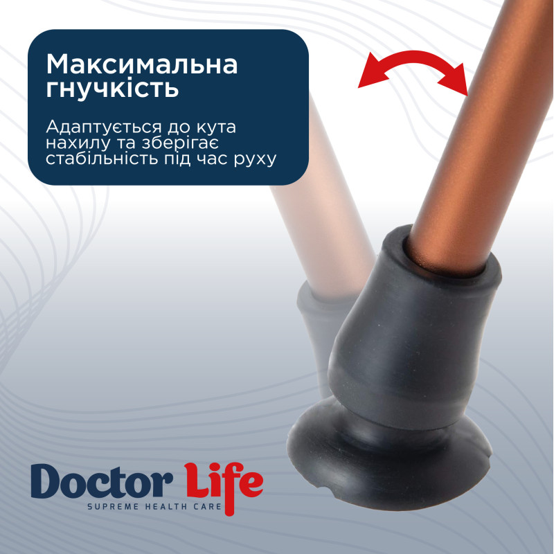 Гумовий наконечник для тростин Doctor Life 11332 Deluxe 19 мм (11332-2885)