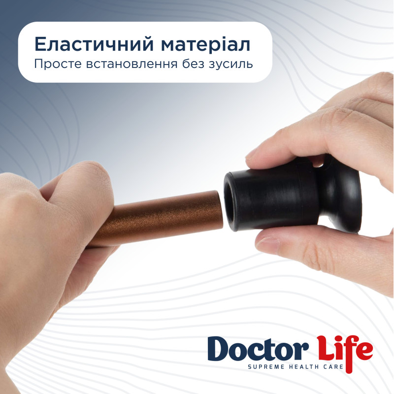 Гумовий наконечник для тростин Doctor Life 11332 Deluxe 19 мм (11332-2885)