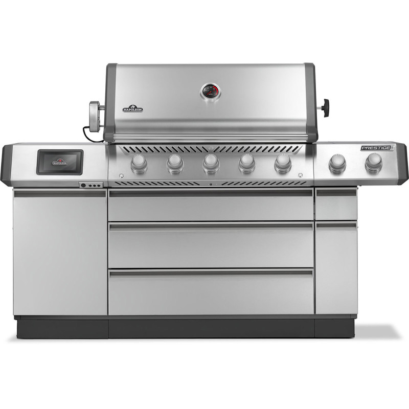 Газовий гриль Napoleon Prestige PRO 665 Connected з бічною конфоркою Sizzle Zone та вертілем нерж сталь PRO665VXRSIBPSS Код: 013842