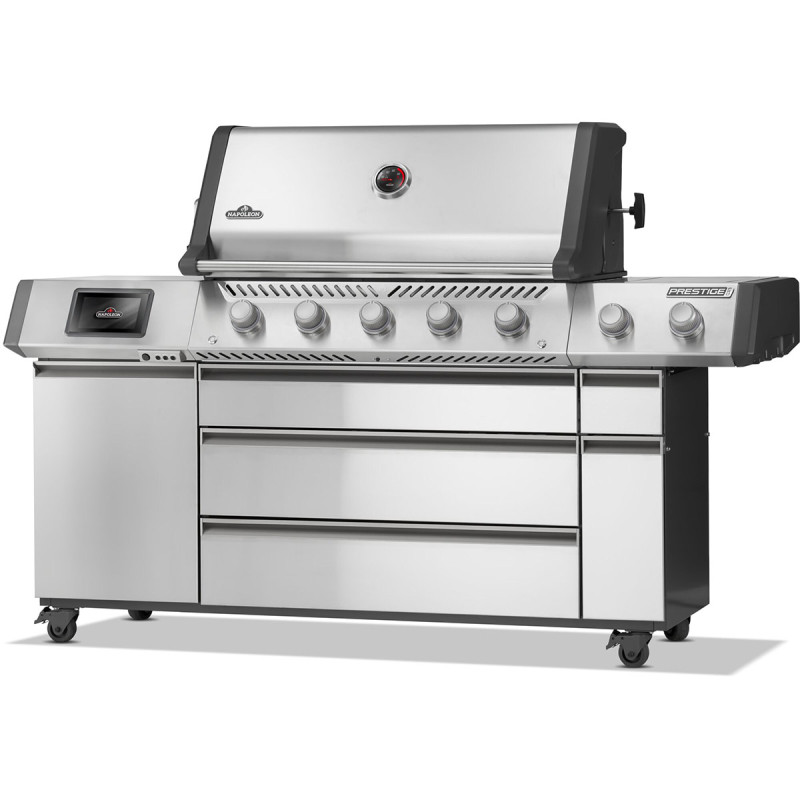 Газовий гриль Napoleon Prestige PRO 665 Connected з бічною конфоркою Sizzle Zone та вертілем нерж сталь PRO665VXRSIBPSS Код: 013842