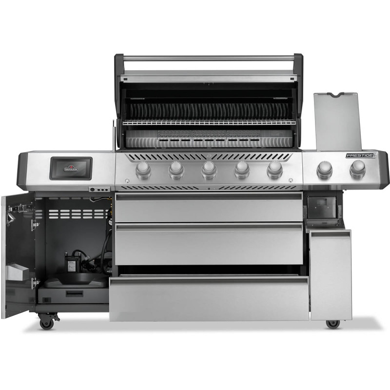 Газовий гриль Napoleon Prestige PRO 665 Connected з бічною конфоркою Sizzle Zone та вертілем нерж сталь PRO665VXRSIBPSS Код: 013842
