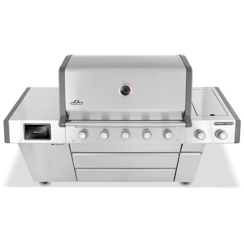 Газовий гриль Napoleon Prestige PRO 665 Connected з бічною конфоркою Sizzle Zone та вертілем нерж сталь PRO665VXRSIBPSS Код: 013842