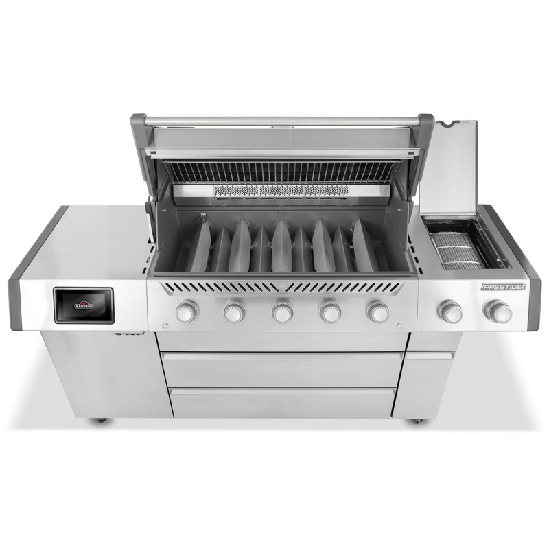 Газовий гриль Napoleon Prestige PRO 665 Connected з бічною конфоркою Sizzle Zone та вертілем нерж сталь PRO665VXRSIBPSS Код: 013842