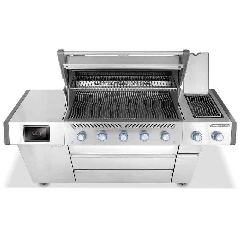 Газовий гриль Napoleon Prestige PRO 665 Connected з бічною конфоркою Sizzle Zone та вертілем нерж сталь PRO665VXRSIBPSS Код: 013842