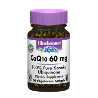 Коэнзим Q10 60мг, Bluebonnet Nutrition, 30 желатиновых капсул