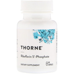 Рибофлавин 5' Фосфат, Thorne Research, 60 Капсул