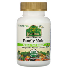 Органічні Мультивітаміни для Всієї Родини, Смак Ягід, Source of Life Garden, Natures Plus, 60 жувальних таблеток