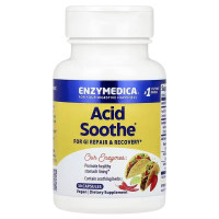 Травные ферменты от изжоги, Acid Soothe, Enzymedica, 30 капсул