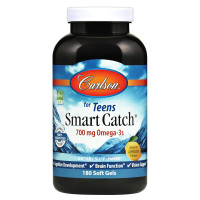 Омега-3 для Подростков, Teens Smart Catch, Carlson, 180 желатиновых капсул