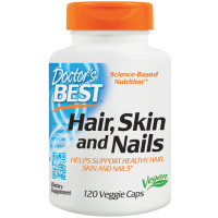 Комплекс для Волосся, Шкіри та Нігтів, Doctor's Best, 120 гелевих капсул