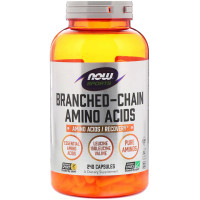 Комплекс Аминокислот с Разветвленными Цепями, Branched Chain Amino Acids, Now Foods, 240 капсул