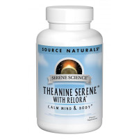 Теанин с Релором, Serene Science, Source Naturals, 60 таблеток