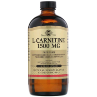 L-Карнитин, L-Carnitine, Solgar, 1500 мг, Лимонний Смак, 473мл