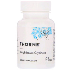 Глицинат Молибдена, Molybdenum Glycinate, Thorne Research, 60 Капсул