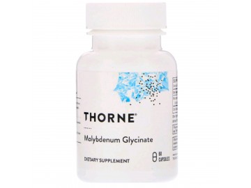 Гліцинат Молібдену, Molybdenum Glycinate, Thorne Research, 60 Капсул