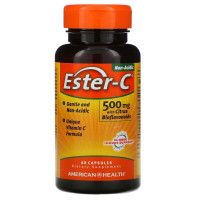 Естер-С с биофлавоноидами, Ester-C, American Health, 500 мг, 60 капсул