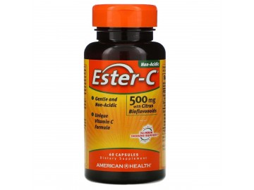 Естер-С з Біфлавоноїдами, Ester-C, American Health, 500 мг, 60 капсул