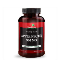 Яблочный пектин 500 мг, Apple Pectin, FutureBiotics, 100 капсул