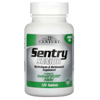 Мультивітаміни та мультимінерали для дорослих 50+, Sentry Senior, Multivitamin & Multimineral Supplement, Adults 50+, 21st Century, 125 таблеток