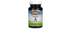 Витамин А, 10000 МЕ, Vitamin A, Carlson, 100 желатиновых капсул