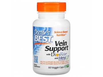 Підтримка вен, Vein Support with DiosVein and MenaQ7, Doctor's Best, 60 вегетаріанських капсул