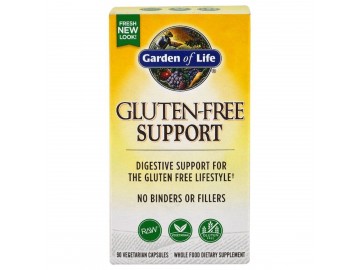 Ферменти для травлення Глютена, Gluten-Free Support, Garden of Life, 90 вегетаріанських капсул