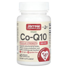 Коензим Q10, 100 мг, Co-Q10, Jarrow Formulas, 60 вегетаріанських капсул