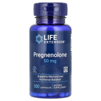 Прегненолон, Pregnenolone, Life Extension, 100 капсул