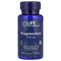 Прегненолон, 100 мг, Pregnenolone, Life Extension, 100 капсул