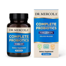 Комплекс Пробиотиков, Complete Probiotics 70 миллиардов, доктор Меркола, 30 капсул