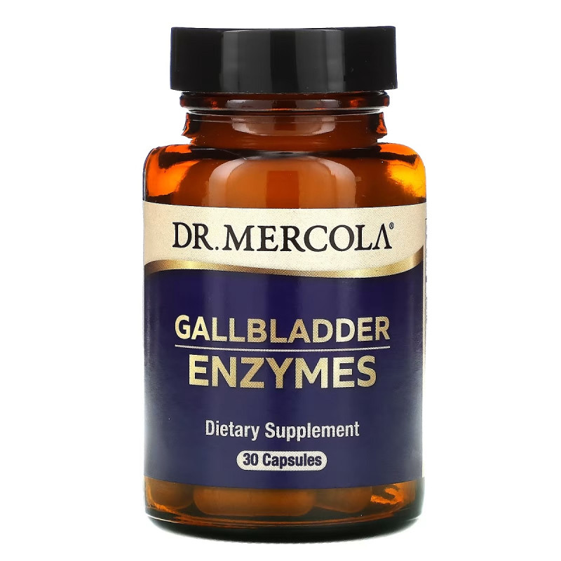Ферменты желчного пузыря, Gallbladder Enzymes, Dr. Mercola, 30 капсул