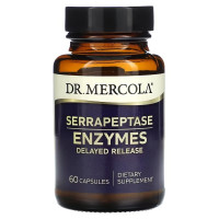 Ферменти серрапептази, Serrapeptase Enzymes, Dr. Mercola, 60 капсул