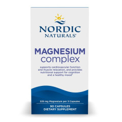 Комплекс магнію, 225 мг, Magnesium Complex, Nordic Naturals, 90 капсул