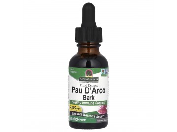 Кора По Д'арко, без спирту, 2000 мг Pau D'Arco Bark, Alcohol-Free, Nature's Answer, 30 мл