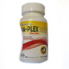 УЦІНКА Комплекс для підтримки Оптимального Здоров'я Крові, Hema-Plex, Natures Plus, Ягідне Асорті, 60 жувальних пастилок (вм'ятини)