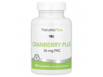 Журавлина органічна, PRO Cranberry Plus, Natures Plus, 60 капсул