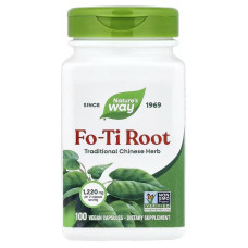 Горець багатоквітковий, Fo-Ti Root, Nature's Way, 100 веганських капсул