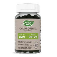 Хлорофил, 100 мг, вкус фруктов, Жевательные конфеты с хлорофиллом, Nature's Way, 40 шт.