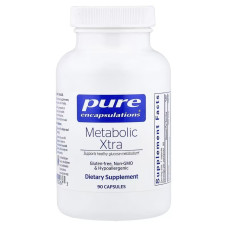 Метаболізм глюкози, Metabolic Xtra, Pure Encapsulations, 90 капсул