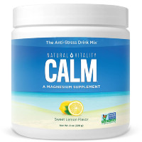 Напиток-Антистресс, вкус сладкого лимона, CALM, Смесь для напитка против стресса, Natural Vitality, 226 грамм