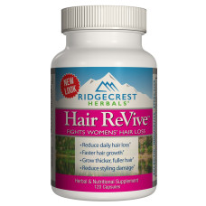 Комплекс от выпадения волос для женщин, Hair ReVive, RidgeCrest Herbals, 120 капсул