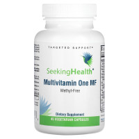 Мультивитамины без метилу, Multivitamin One MF, Seeking Health, 45 вегетарианских капсул