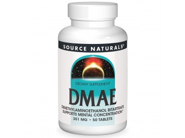 Диметиламіноетанол, 130 мг, DMAE, Source Naturals, 50 таблеток