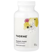 Метаболічне здоров'я, Metabolic Health with Bergamot and Turmeric, Thorne, 120 капсул