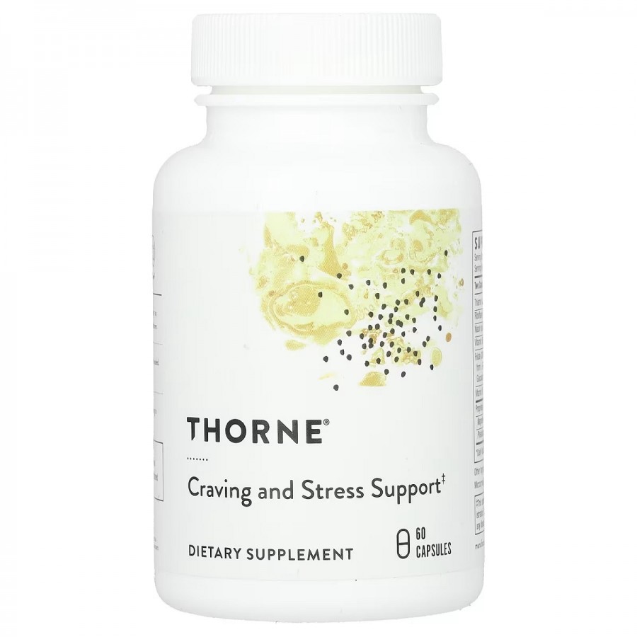 Захист від стресу та контроль апетиту, Craving and Stress Support, Thorne Research, 60 капсул