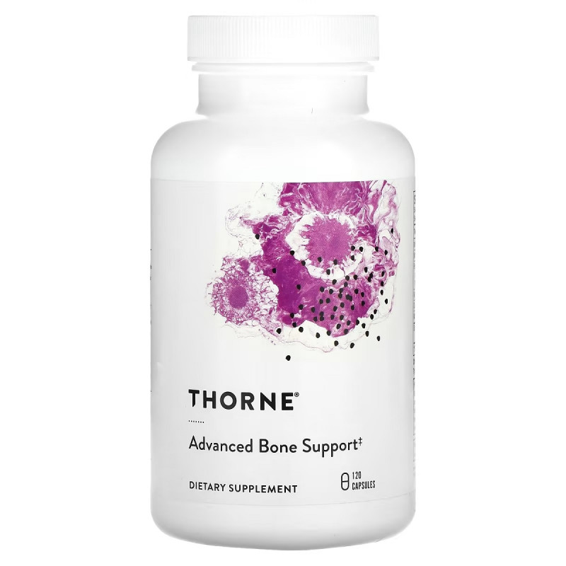 Улучшенная поддержка здоровья костей, Advanced Bone Support, Thorne Research, 120 капсул